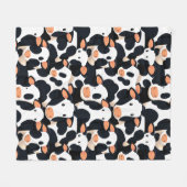 Koe fleece deken (Voorkant (Horizontaal))