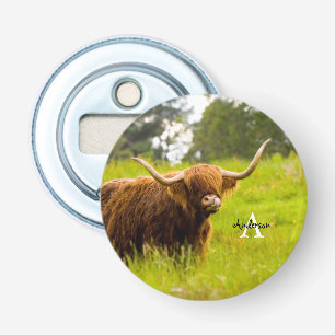 Koe flesopener button flesopener
