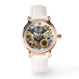 Koe Floral Highland Horloge