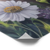 Koe Floral Highland Poster (Hoek)