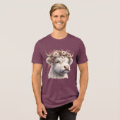 Koe Floral Highland Tri-Blend Shirt (Voorkant volledig)