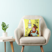 Koe Floral Milk Sierkussen (Stoel)