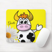 Koe Floral Muismat! Muismat (Met muis)