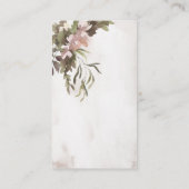 Koe florale diaper Raffle Kaart (Achterkant)