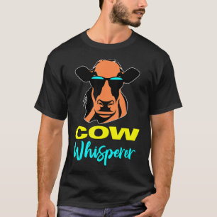 Koe Fluisteraar Boerderij Boer Dier Koe T-shirt