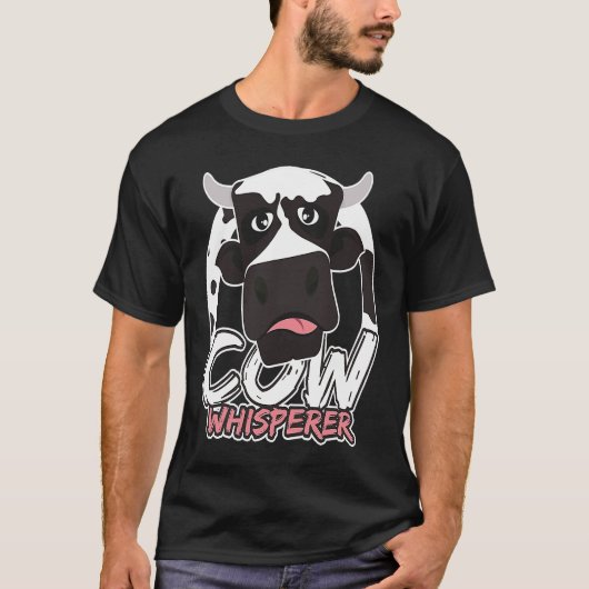 Koe Fluisteraar Oude Boerderij T-shirt (Voorkant)