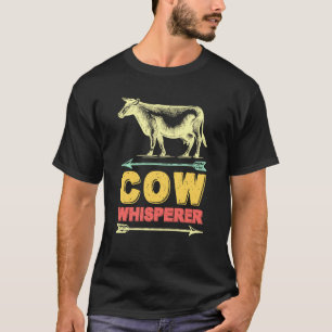 Koe Flüsterer Grappige Koeien Boerderij Pluimvee T-shirt