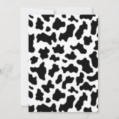 Koe foto 1e verjaardag kaart (Achterkant)