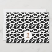 Koe Foto heeft je de dierentuinen van 1 september Kaart (Achterkant)