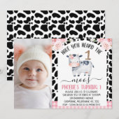 Koe Foto heeft je de dierentuinen van 1 september Kaart (Voorkant / Achterkant)