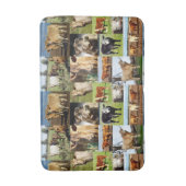 Koe fotocollage, geheugenschuim badmat (Voorkant Verticaal)