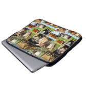Koe fotocollage, laptop sleeve (Voorkant onderkant)