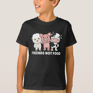 Koe "Friends Not Food Vegan Sheep Pig" T-shirt