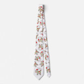 Koe Funny Cartoon kerstfeestdag Stropdas (Voorkant)