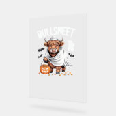Koe Funny Halloween Spooky Dierenvrienden Essentia Acryl Bord (Hoek)