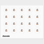 Koe Funny Halloween Spooky Dierenvrienden Essentia Ronde Sticker (Vel)