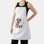 Koe Funny Halloween Spooky Dierenvrienden Essentia Schort (Insitu)