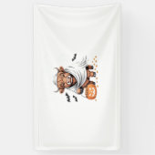 Koe Funny Halloween Spooky Dierenvrienden Essentia Spandoek (Verticaal)