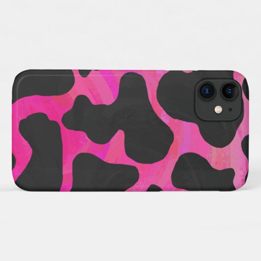 Koe gebotteld patroon Case-Mate iPhone case (Achterkant (horizontaal))