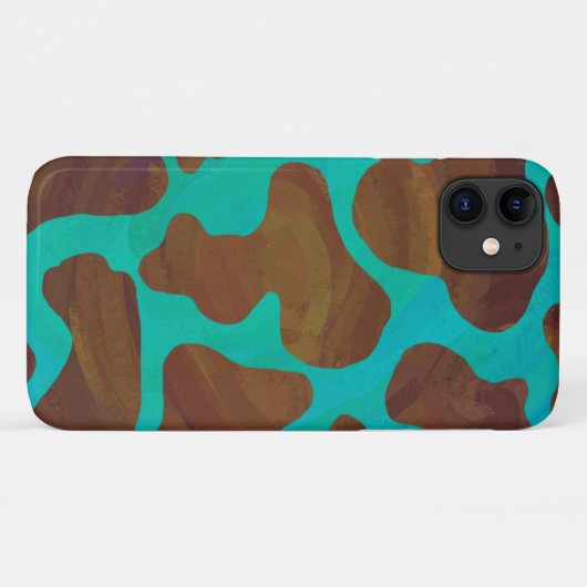 Koe gebotteld patroon Case-Mate iPhone case (Achterkant (horizontaal))