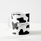 Koe gedrukte Mok voor goede bewegingsvrijheid (Voorkant links)