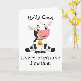 koe - gelukkige verjaardagskaart kaart