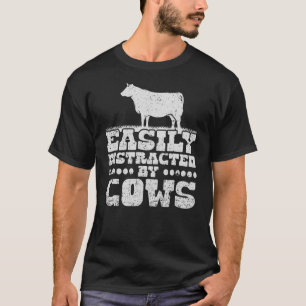 Koe gemakkelijk verstoord door Koeien Vrouwen Mann T-shirt