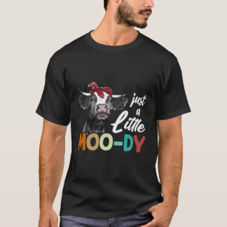 Koe - Gewoon een beetje Moo-Dy - Koe's Lover - Gra T-shirt