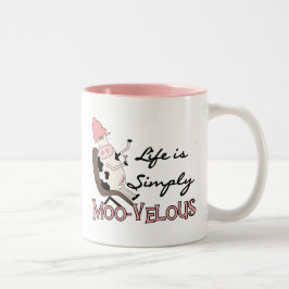 Koe Gewoon Moo-velous Tshirts en geschenken Tweekleurige Koffiemok