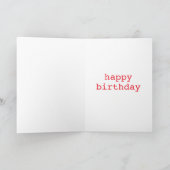 Koe gezicht Birthday-kaart Kaart (Binnen)