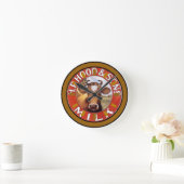 Koe gezicht,  melkkuiken ronde klok (Huis)