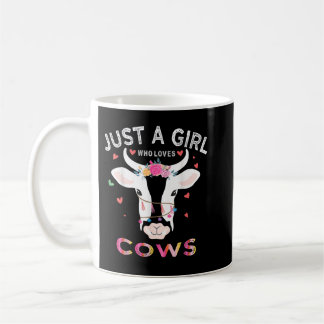 Koe gezicht T-shirt voor vrouwen gewoon een meisje Koffiemok