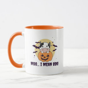 Koe Ghost Cute Kawaii Halloween Moo I Mean Boo Mok
