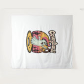 Koe Ghoul Halloween Spooky Wandkleed (Voorkant (horizontaal))