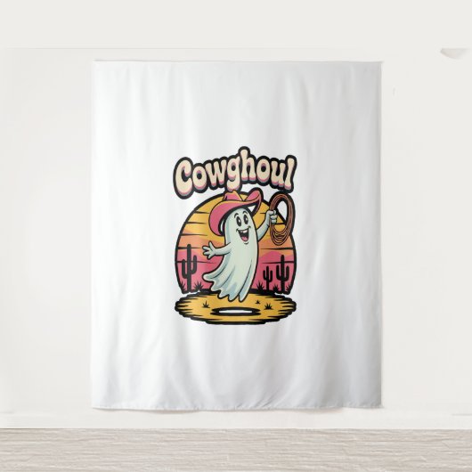 Koe Ghoul Halloween Spooky Wandkleed (Voorkant)