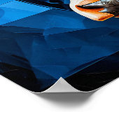 Koe glas in lood poster (Hoek)