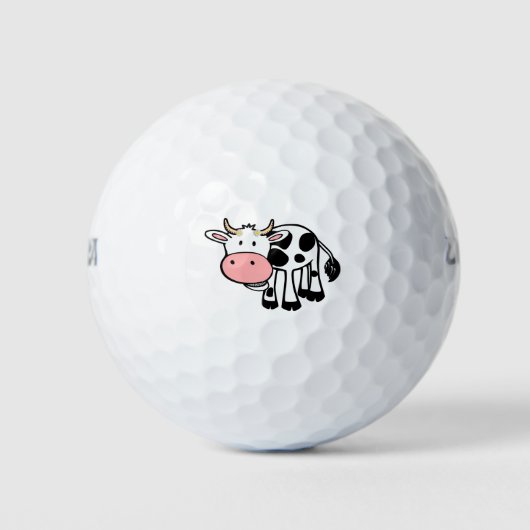 Koe glimlachen met dagen golfballen (Voorkant)
