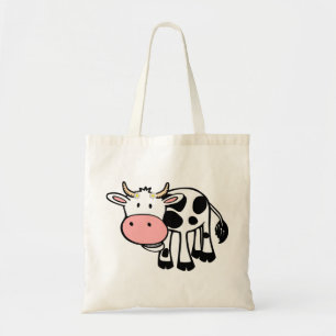 Koe glimlachen met dagen tote bag