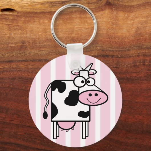 Koe glimlachen — proefdruk sleutelhanger (Voorkant)