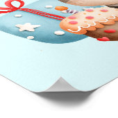 Koe glimlachen Schattige verjaardag Poster (Hoek)