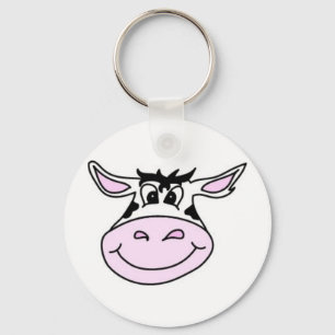 Koe glimlachen sleutelhanger