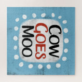 Koe Goes Moo Jigsaw Puzzel (Horizontaal)
