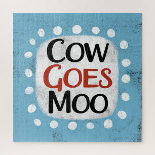 Koe Goes Moo Jigsaw Puzzel
