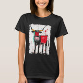 Koe graffitimenten t-shirt (Voorkant)