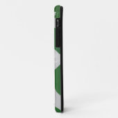 Koe Groen en Wit Monogram Case-Mate iPhone Case (Achterkant/links)