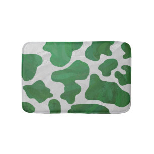 Koe Groene en Witte Druk Badmat