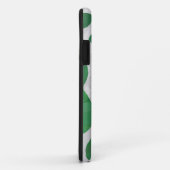 Koe Groene en Witte Druk Case-Mate iPhone Case (Achterkant/rechts)
