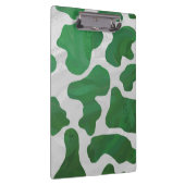 Koe Groene en Witte Druk Klembord (Rechts)