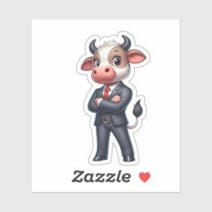 koe, grote baas koe sticker