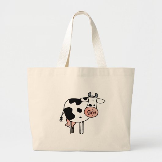 koe grote tote bag (Voorkant)